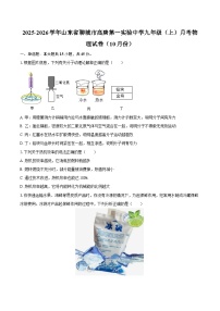 2025-2026学年山东省聊城市高唐第一实验中学九年级（上）月考物理试卷（10月份）-自定义类型
