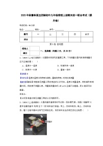 鲁科版(五四制)初中物理九年级上册期末测试卷（提高卷）（含答案）