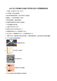 2025年江苏省南京市金陵中学河西分校中考四模物理试卷-自定义类型