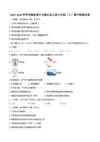 2025-2026学年河南省周口市商水县几校九年级（上）期中物理试卷-自定义类型