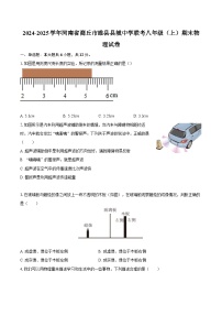 2024-2025学年河南省商丘市睢县县城中学联考八年级（上）期末物理试卷-自定义类型