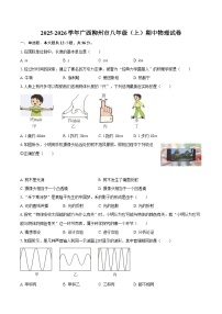 2025-2026学年广西柳州市八年级（上）期中物理试卷-自定义类型