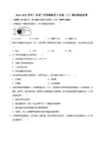 2024-2025学年广东省广州市海珠区八年级（上）期末物理试卷（含答案）