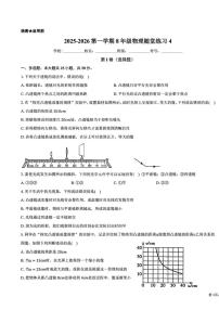 天津市实验中学滨海学校2025-2026学年八年级上学期12月月考物理试题