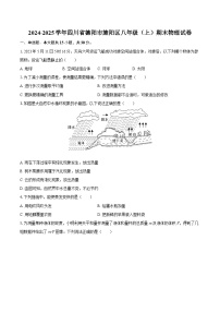 2024-2025学年四川省德阳市旌阳区八年级（上）期末物理试卷-自定义类型