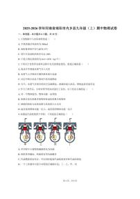 2025-2026学年河南省南阳市内乡县九年级（上）期中物理试卷（有答案）