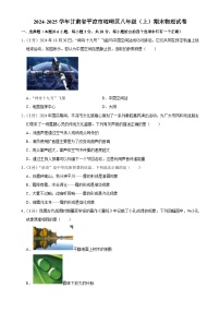 甘肃省平凉市崆峒区2024-2025学年八年级上学期期末物理试题 -A4