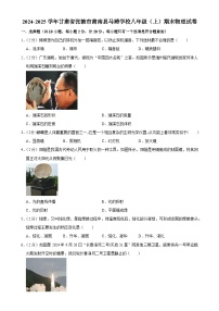 甘肃省张掖市肃南县马蹄学校2024-2025学年八年级上学期期末物理试卷-A4