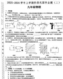 河南省周口市部分学校2025-2026学年九年级上学期12月物理试卷（月考）