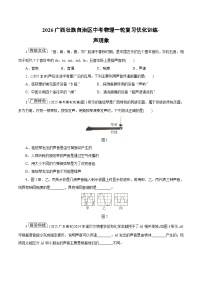 2026广西壮族自治区中考物理一轮复习优化训练-声现象（含答案）