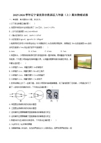 2025-2026学年辽宁省沈阳市铁西区八年级（上）期末物理试卷-自定义类型