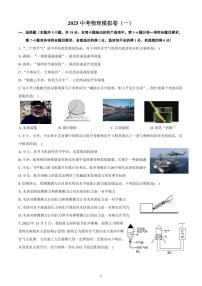 2025中考物理模拟卷（一）