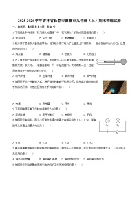 2025-2026学年吉林省长春市德惠市九年级（上）期末物理试卷-自定义类型
