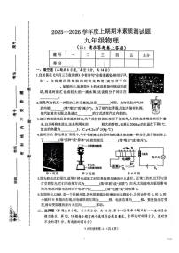 2025-2026学年河南省驻马店市泌阳县九年级上学期1月期末物理试题（含答案）