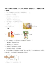 2025-2026学年陕西省安康市九年级上学期12月月考物理试卷（有答案）