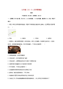 辽宁省鞍山市2025—2026学年九年级上册12月月考物理试题【附答案】【附答案】