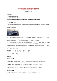 上海市市西初级中学2025—2026学年九年级上册12月阶段练习物理试题【附解析】