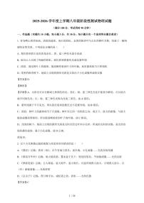 山东省日照市东港区田家炳中学2025~2026学年八年级上册12月月考物理试卷（含答案）