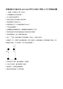 河南省新乡市新乡县2025-2026学年九年级上学期12月月考物理试题-自定义类型
