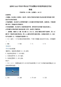 2025年四川省宜宾市中考物理真题试卷（Word版附解析）