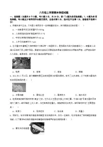 贵州省黔南布依族苗族自治州2025年八年级上学期期末物理试题附答案