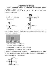 四川省泸州市合江县2025年八年级上学期期末考试物理试题附答案