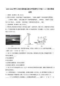 2025-2026学年上海市浦东新区部分学校联考八年级（上）期末物理试卷-自定义类型