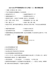 2025-2026学年海南省海口市九年级（上）期末物理试卷-自定义类型