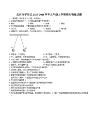 北京市平谷区2025-2026学年九年级上学期期末物理试题-自定义类型