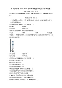 2025-2026学年广西南宁市九年级上学期期末考试物理试卷（学生版）