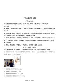 广东省广州市黄埔区2024-2025学年八年级下学期期末物理试题（含答案）