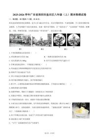 2025-2026学年广东省深圳市盐田区八年级（上）期末物理试卷（含答案）