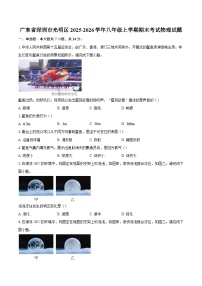 广东省深圳市光明区2025-2026学年八年级上学期期末考试物理试题-自定义类型