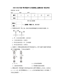 2025-2026年秋-粤沪版初中九年级物理上册期末统一联合考试