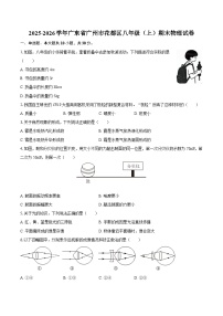 2025-2026学年广东省广州市花都区八年级（上）期末物理试卷-自定义类型