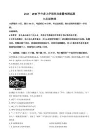 2025-2026学年山东省临沂市兰山区上学期期末九年级物理试卷（含答案）