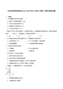 河北省邯郸市临漳县2025-2026学年八年级上学期1月期末考试物理试卷（含答案）