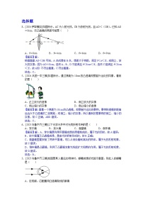2024-2025年新疆各地市中考物理模拟题分类精选3.透镜及其应用（Word版附解析）