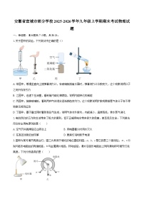 安徽省宣城市部分学校2025-2026学年九年级上学期期末考试物理试题-自定义类型