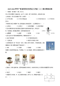 2025-2026学年广东省深圳市光明区九年级（上）期末物理试卷-自定义类型