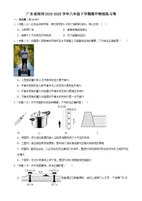 广东省深圳市八年级下学期期中物理练习卷-A4
