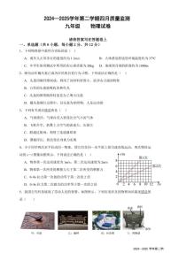 2025年广东省深圳市南山外国语集团中考二模物理试卷