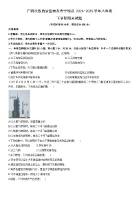 2024-2025学年广西壮族自治区崇左市宁明县八年级下学期期末物理试卷（学生版）