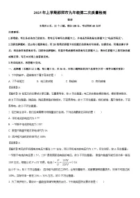 2025-2026学年湖南省邵阳市九年级上学期第二次月考物理试卷（解析版）