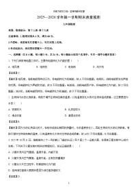 2025-2026学年内蒙古自治区通辽市开鲁县九年级上学期1月期末物理试卷（解析版）