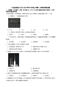 广东省清远市九年级上学期1月期末物理试题-A4
