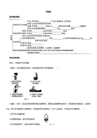 2026年中考物理专题复习练习：声现象(2)（含答案）