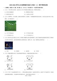 2025-2026学年山东省聊城市冠县九年级（上）期中物理（含答案）试卷