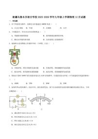 新疆乌鲁木齐部分学校2026届九年级上学期12月月考物理试卷（含答案）