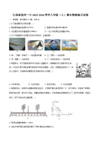江西省抚州一中2025-2026学年八年级（上）期末物理练习试卷